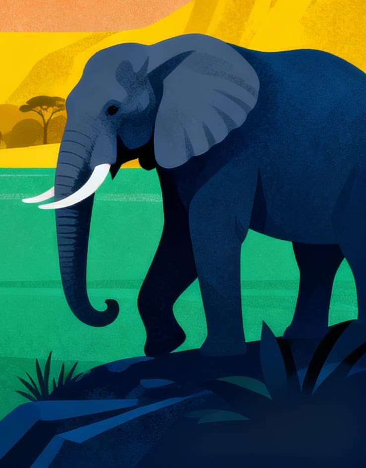 Kantham About - Elephant and Landscape